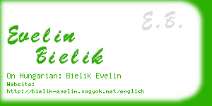 evelin bielik business card